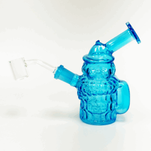 UNIQUE GLASS WATERPIPE SNOWMAN 4" SINGLE PC