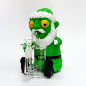 UNIQUE SILICON GLASS WATER PIPE ZOMBIE OLD MAN WPY465
